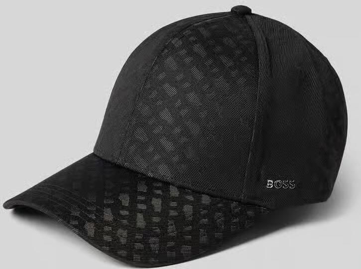 Boss Baseballpet met monochroom motief - Foto 2