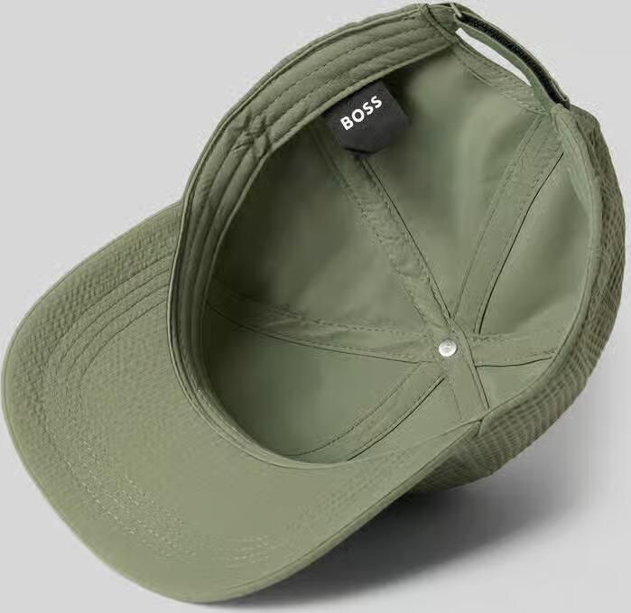 Boss baseballpet met logodetail model 'ZED-SEERSUCKER'