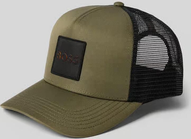 Boss baseballpet met mesh-inzetten en logodetail - Foto 2