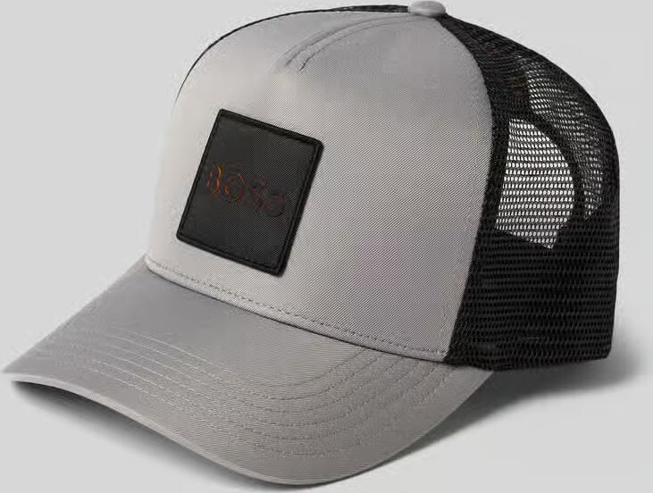 Boss baseballpet met mesh-inzetten en logodetail - Foto 2