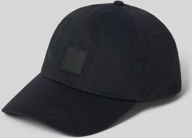 Hugo Boss Zwarte Katoenen Zonneklep Hoed Collectie Black Heren - Foto 2