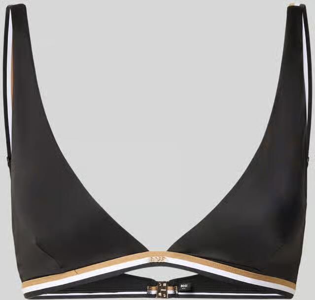 Boss Bikinitop met labelapplicatie model 'ICONIC TRINAGLE' - Foto 2