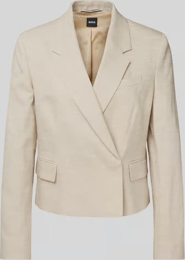 Boss Blazer met paspelzak op de borst model 'Jaleto'