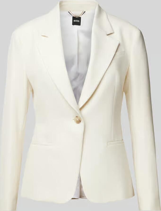 Boss Blazer met paspelzak op de borst model 'Jia'