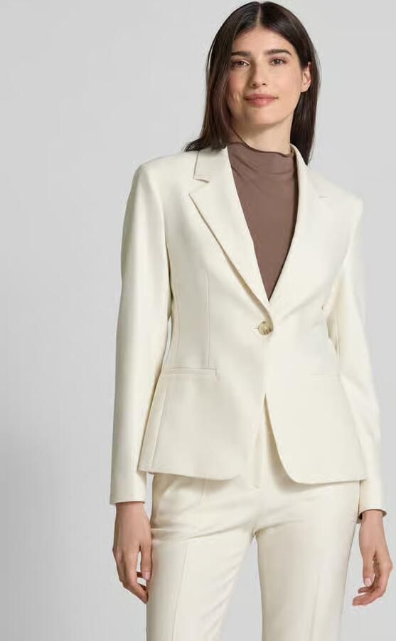 Boss Blazer met paspelzak op de borst model 'Jia' - Foto 3