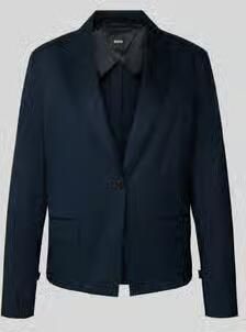 Boss Blazer met paspelzak op de borst model 'Jupan'