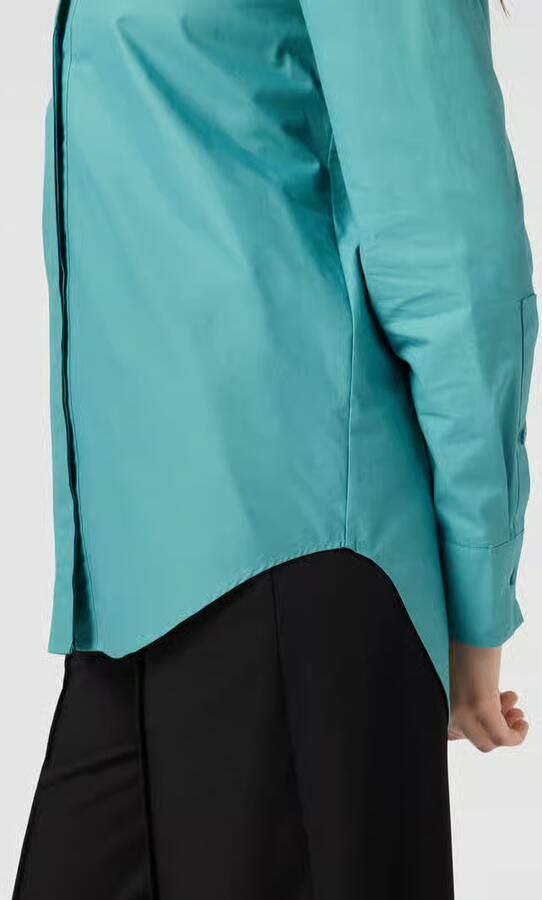 BOSS Black Women Blouse met verlengd rugpand model 'Benalia'