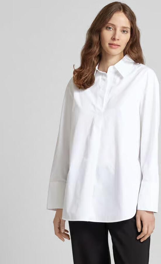 Boss Blouseshirt met platte kraag model 'Bicona' - Foto 2