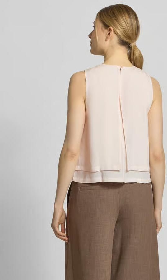 Boss Blousetop met open rug model 'BLINY' - Foto 4