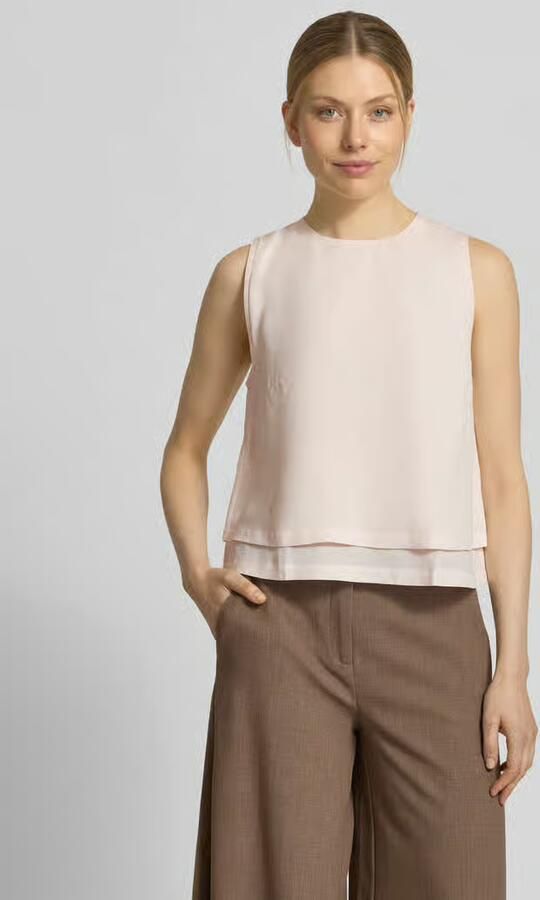 Boss Blousetop met open rug model 'BLINY' - Foto 3