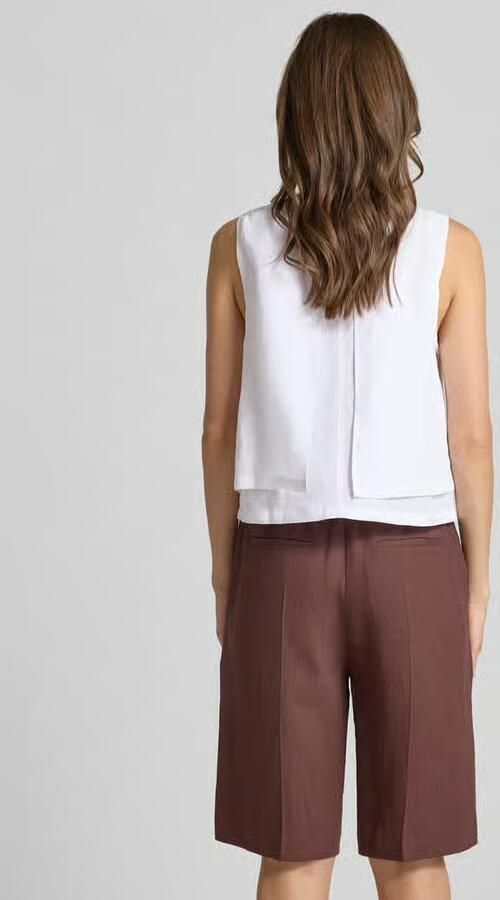 Boss Blousetop met open rug model 'BLINY' - Foto 4