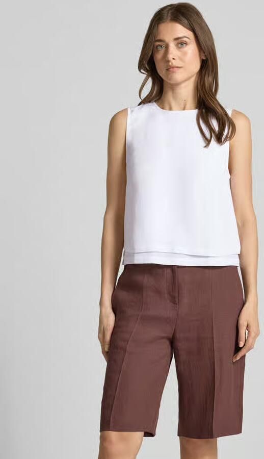 Boss Blousetop met open rug model 'BLINY' - Foto 3