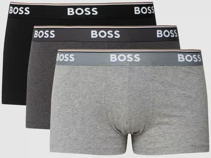 Boss Boxershort met elastische band met logo in een set van 3 stuks - Foto 4