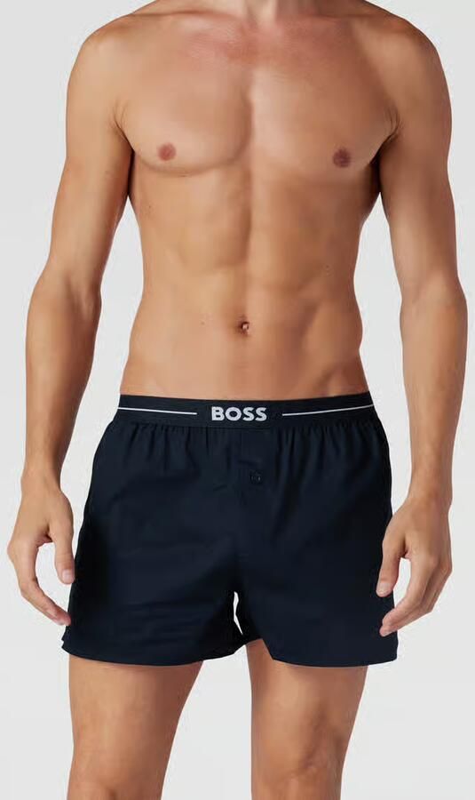 Boss Boxershort met labeldetail in een set van 2 stuks - Foto 3