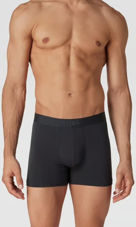 BOSS Boxershort BoxerBr 2P UltraSoft met tonale logo-elastisch tailleband (2 stuks Set van 2) - Foto 4