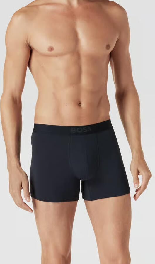 BOSS Boxershort BoxerBr 2P UltraSoft met tonale logo-elastisch tailleband (2 stuks Set van 2) - Foto 3