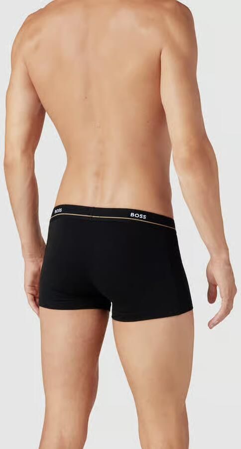 BOSS Trunk 5P Essential met modieuze gedeeltelijk contrasterende logo-elastische tailleband (5 stuks Set van 5) - Foto 15
