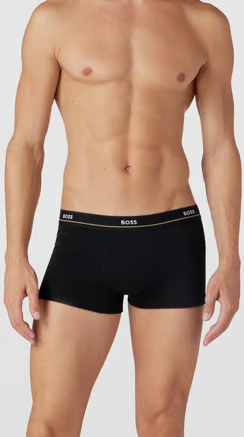 BOSS Trunk 5P Essential met modieuze gedeeltelijk contrasterende logo-elastische tailleband (5 stuks Set van 5) - Foto 16