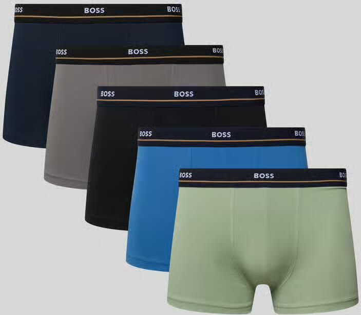 Boss Boxershort van katoenmix in een set van 5 stuks model 'ESSENTIAL'