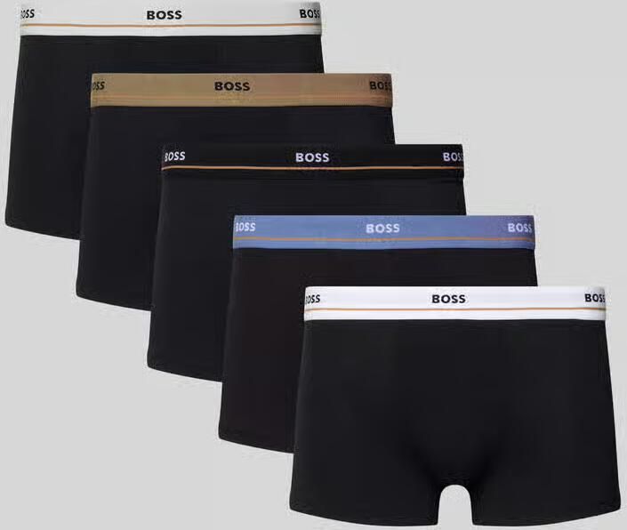 Boss Boxershort van katoenmix in een set van 5 stuks model 'ESSENTIAL'