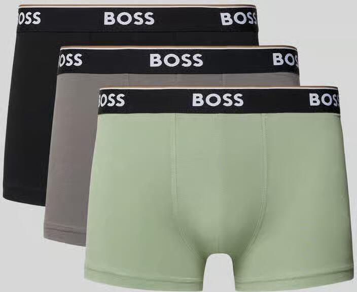 Boss Boxershort van katoenmix in set van 3