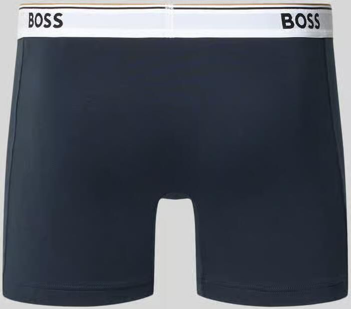Boss Boxershort van katoenmix in set van 3 model '3P Boxer Brief' - Foto 2