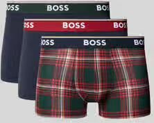 Boss Boxershort van katoenmix in set van 3 model 'Power'