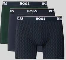 Boss Boxershort van katoenmix in set van 3 model 'Power'