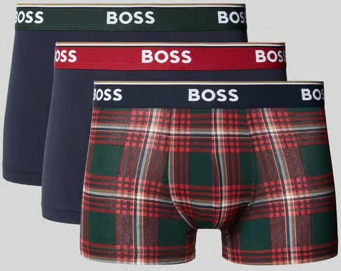 Boss Boxershort van katoenmix in set van 3 model 'Power' - Foto 2