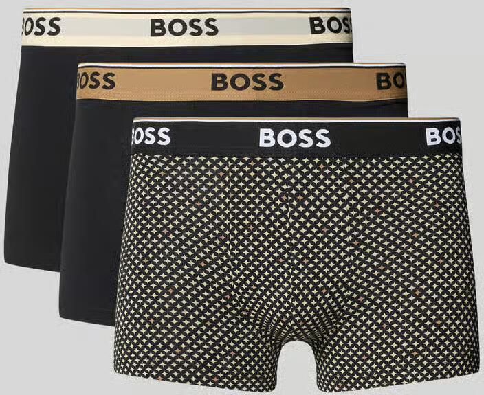 Boss Boxershort van katoenmix in set van 3 model 'Power' - Foto 3