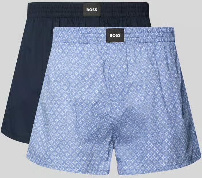 Boss Boxershort van puur katoen in een set van 2 stuks
