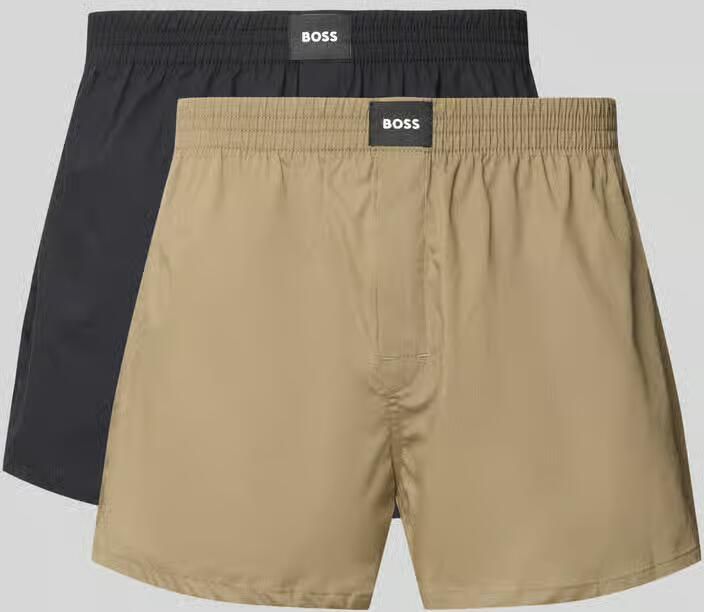 Boss Boxershort van puur katoen in een set van 2 stuks