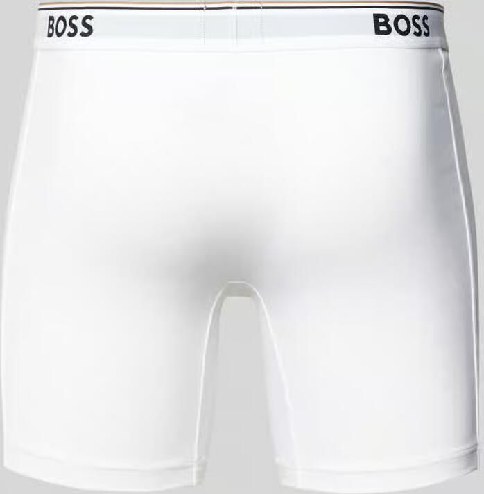 Boss Boxershorts met elastische band met logo in een set van 3