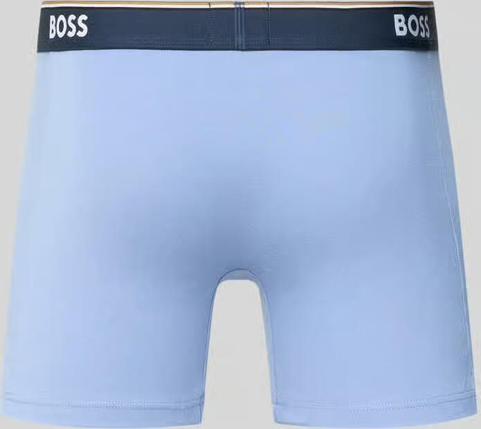 Boss Boxershort van katoenmix in een set van 3 stuks model 'BOXER BRIEF' - Foto 3