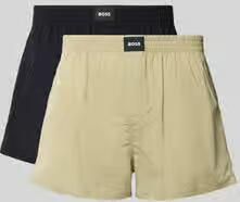 Boss Boxershorts van puur katoen model '2P BOXER S. CW PEACH'