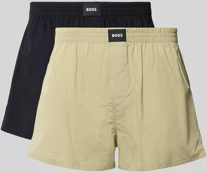 Boss Boxershorts van puur katoen model '2P BOXER S. CW PEACH' - Foto 2