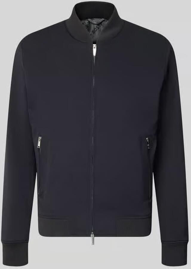 Boss boxy fit bomberjack met viscose model 'Hanry BMB' - Foto 2
