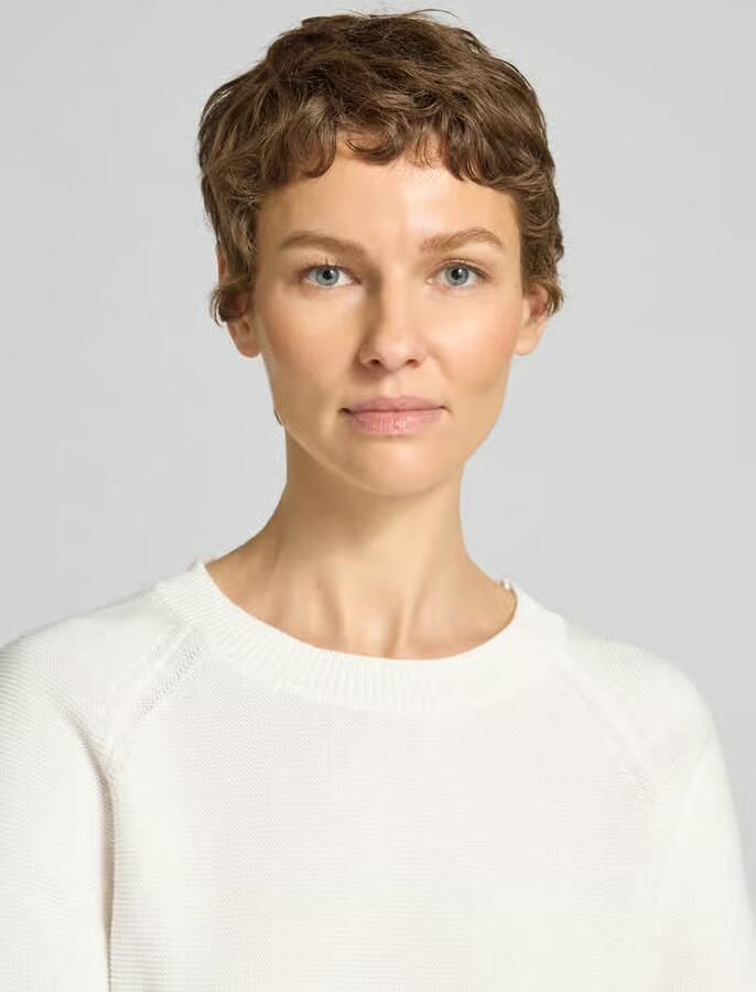 Boss Boxy fit gebreide trui van zuiver katoen model 'FOVILA'