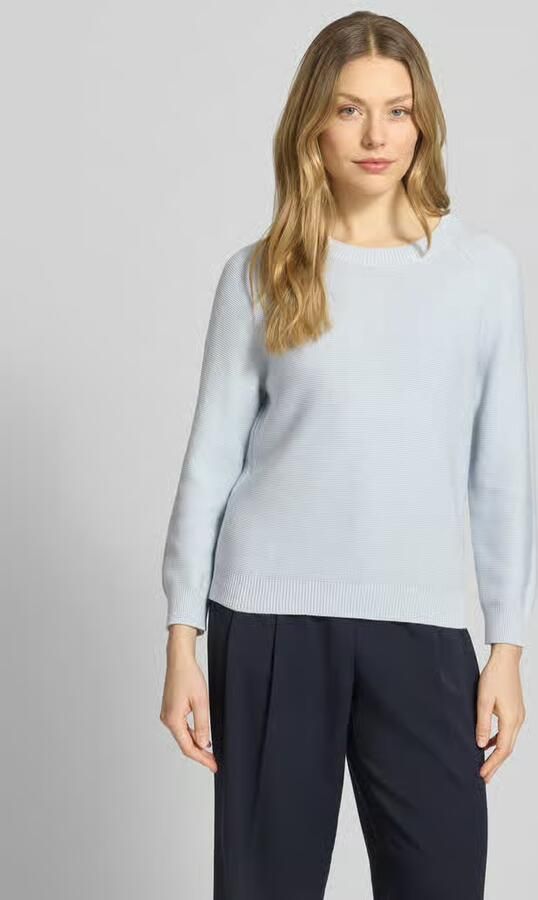 Boss Boxy fit gebreide trui van zuiver katoen model 'FOVILA' - Foto 3