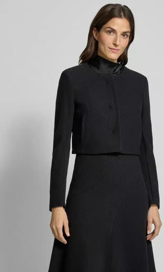 Boss Boxy fit korte blazer van pure scheerwol model 'JICENA' - Foto 2