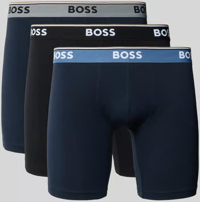 Boss Broek & boxershort van katoenmix in set van 3 model 'BOXERBRLONG 3P POWER' - Foto 2