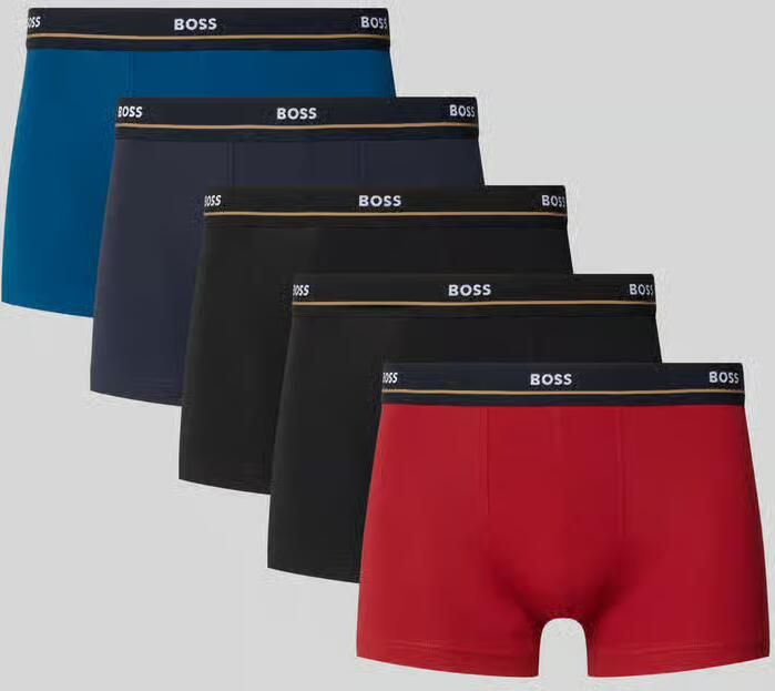 Boss Broek & boxershort van katoenmix in set van 5 model 'Essential' - Foto 4