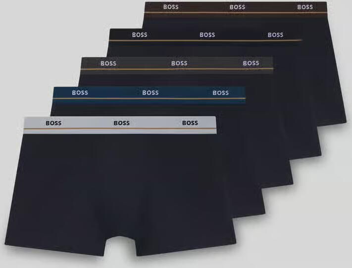 Boss Broek & boxershort van katoenmix in set van 5 model 'Essential' - Foto 4