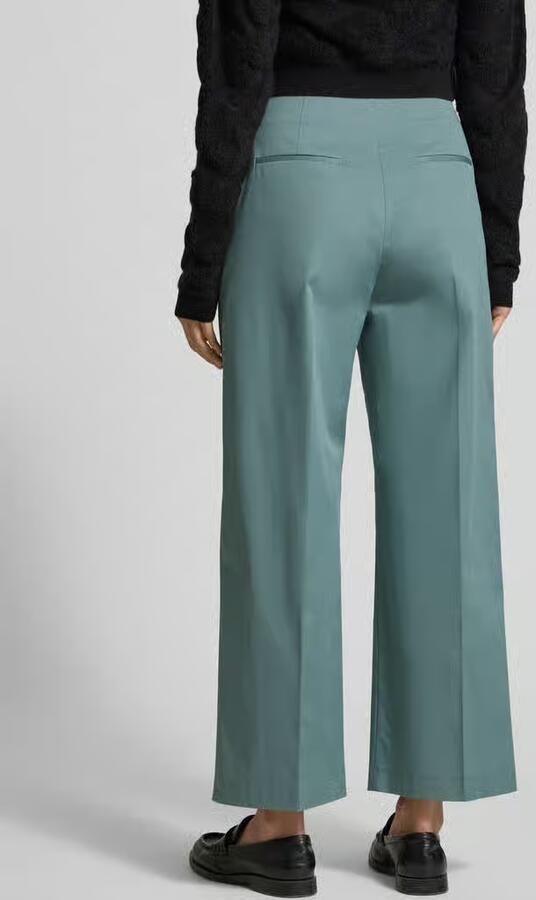 Boss Broek met rechte pijpen bandplooibroek van katoenmix model 'TULOTTA'