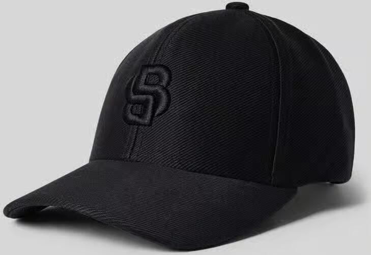 Boss cap met gestikt logo