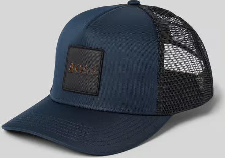 Boss Baseballpet met Labelpatch Model 'ELLIOT-PL'