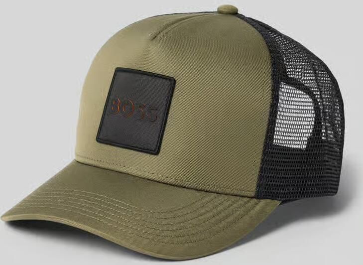 Boss baseballpet met mesh-inzetten en logodetail - Foto 2