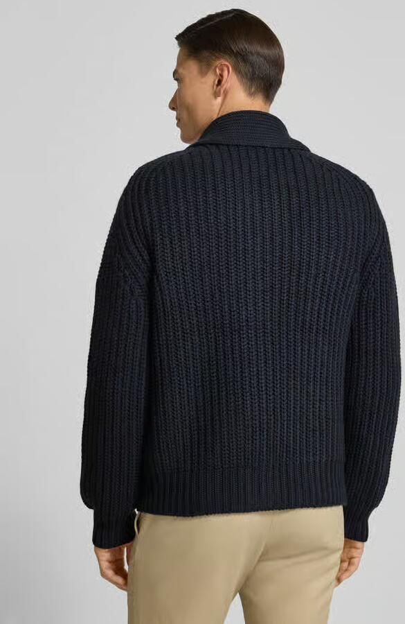 Boss Cardigan met normale pasvorm in een nieuwe mix van wol en kasjmier BECKHAM x