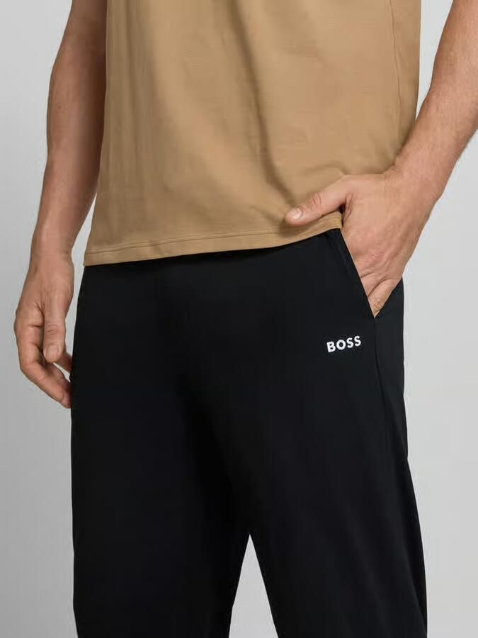 Boss Comfort fit sweatbroek van katoenmix model 'MIX&MATCH PANTS'