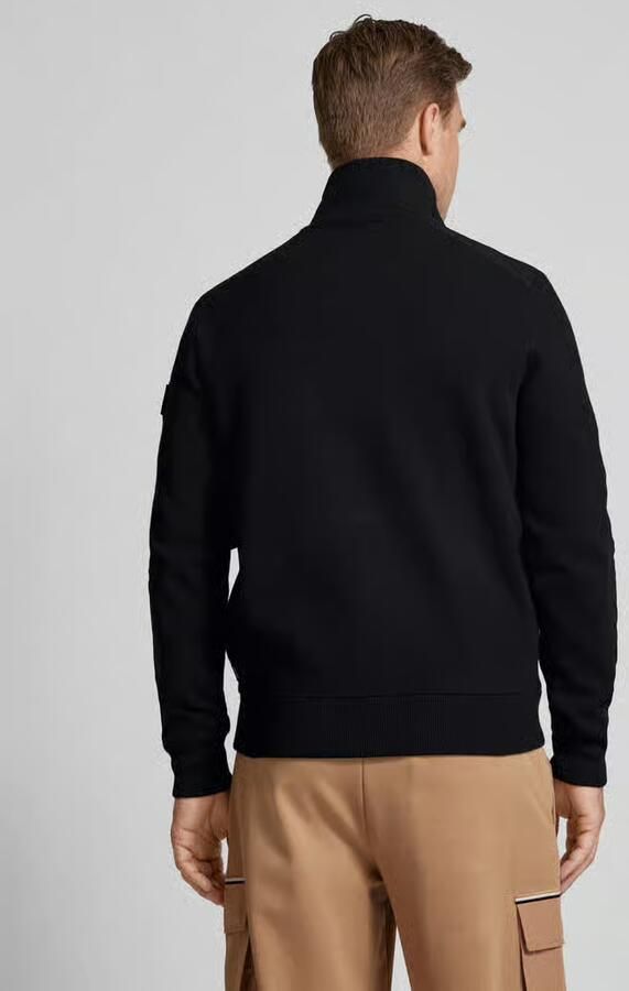 Boss Gebreid jack met ritssluiting model 'Dinamico'